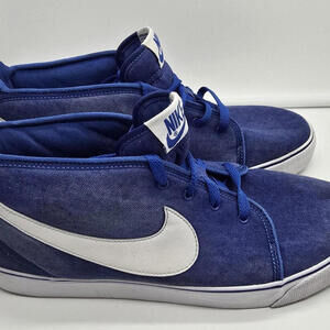 NIKE‎ TOKI LEATHER TRAINER DISTANCE BLUE/WHITE SIZE 12